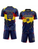 Best Pro Custom Figure Royal-Gold Sublimation Soccer Uniform Jersey