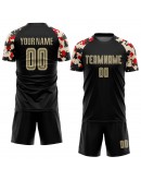 Best Pro Custom Black Vegas Gold-Camo Sublimation Soccer Uniform Jersey