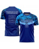 Best Pro Custom Royal Royal-Light Blue Sublimation Soccer Uniform Jersey