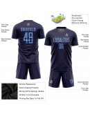 Best Pro Custom Purple Light Blue Sublimation Soccer Uniform Jersey