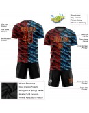 Best Pro Custom Camo Crimson-Black Sublimation Salute To Service Soccer Uniform Jersey