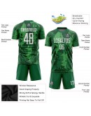 Best Pro Custom Camo White-Kelly Green Sublimation Salute To Service Soccer Uniform Jersey