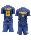 Best Pro Custom Light Blue Gold-Black Third Sublimation Soccer Uniform Jersey